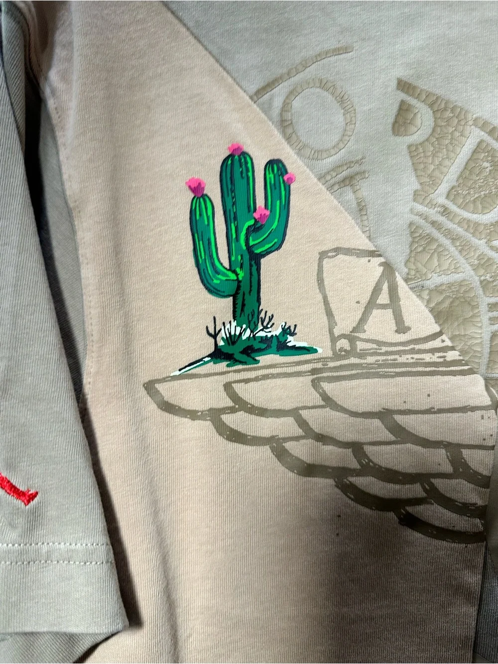 Jordan x Cactus Jack Tan Graphic T-Shirt